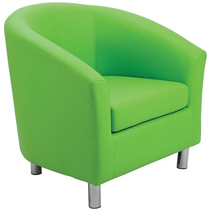 Jemini Polyurethane Tub Armchair, Lime