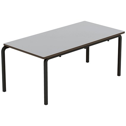 Titan Crush Bent Frame Table 1100x550x460mm Grey/Black