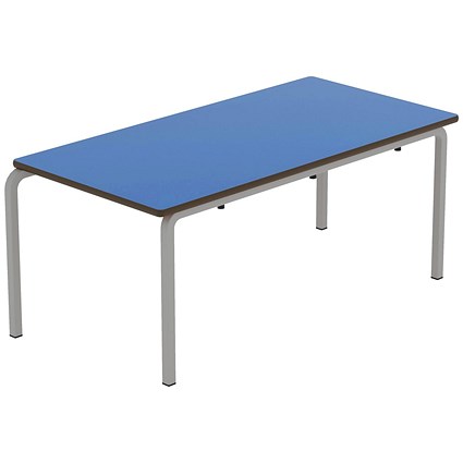 Titan Crush Bent Frame Table 1100x550x460mm Blue/Grey