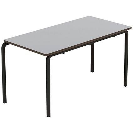 Titan Crush Bent Frame Table 1100x550x590mm Grey/Black