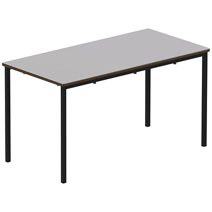 Titan Fully Welded Frame Table 1200x600x640mm Grey/Black