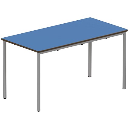 Titan Fully Welded Frame Table 1200x600x640mm Blue/Grey