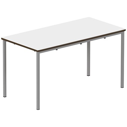 Titan Fully Welded Frame Table 1200x600x640mm White/Grey