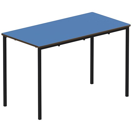 Titan Fully Welded Frame Table 1100x550x460mm Blue/Black