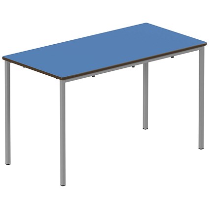 Titan Fully Welded Frame Table 1100x550x460mm Blue/Grey
