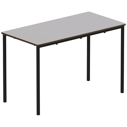 Titan Fully Welded Frame Table 1100x550x590mm Grey/Black