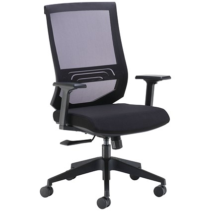 Arista Octave High Back Executive Mesh Chair - Black