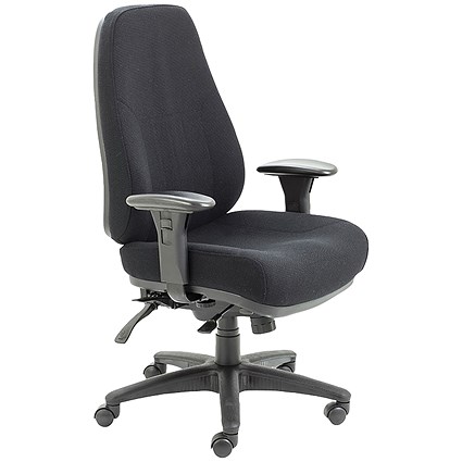 Avior Lucania High Back Task Chair, Black