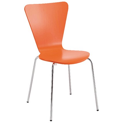 Arista Bistro Chair - Orange