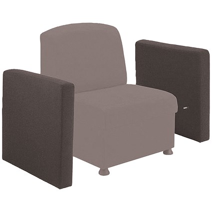 Arista Modular Unit Universal Arm 660x100x630mm Charcoal Arista Modular Unit Universal Arm 660x100x630mm Charcoal