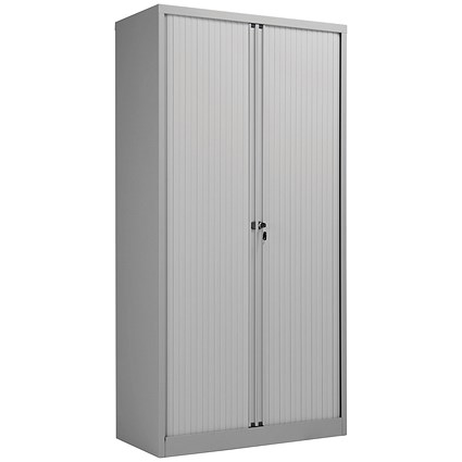 Jemini Tall Tambour Unit, Supplied Empty, 1000x475x1970mm, Grey Jemini Tall Tambour Unit, Supplied Empty, 1000x475x1970mm, Grey