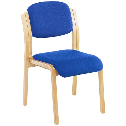 First Wood Side Chair Blue