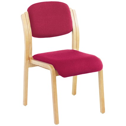 First Wood Side Chair Claret