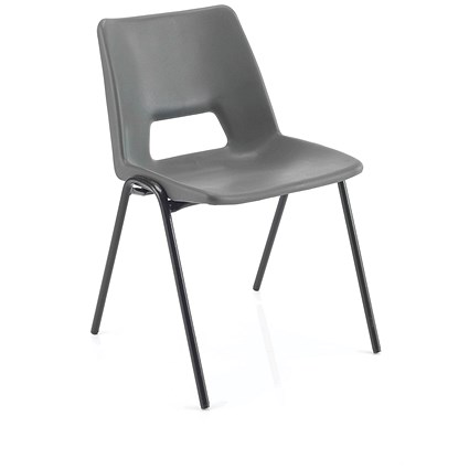 Jemini Classroom Chair, 310mm, 4-6 Years, Charcoal