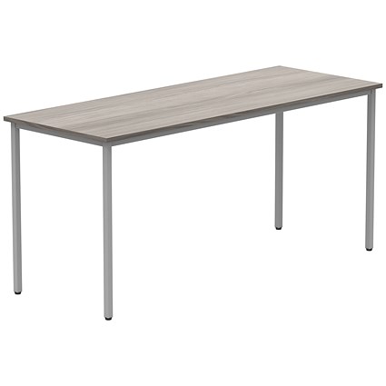 Astin Rectangular Table, 1600x600mm, Grey Oak