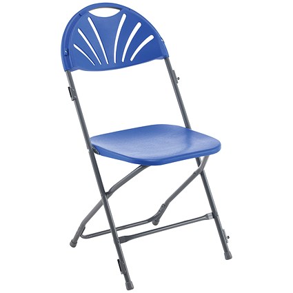 Titan Folding Chair, 445x460x870mm, Blue