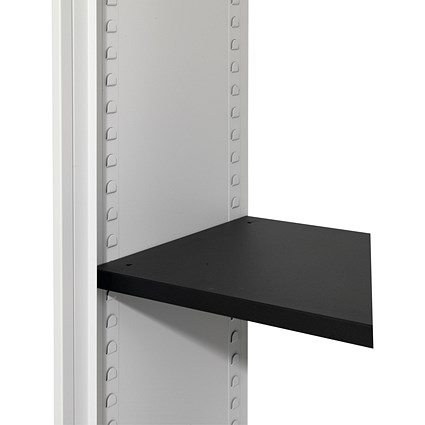 Talos Shelf Fitment 930x370x35mm Black For Talos Stationery Cupboards Talos Shelf Fitment 930x370x35mm Black For Talos Stationery Cupboards