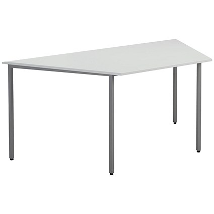 Jemini Trapezoidal Multipurpose Table, 1600x800mm, White