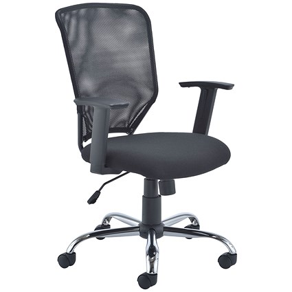 Jemini Operator Mesh Chair, Black