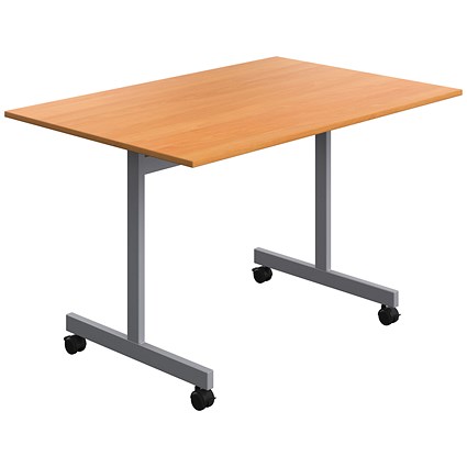 Serrion Rectangular Tilt Table, 1200x800mm, Beech