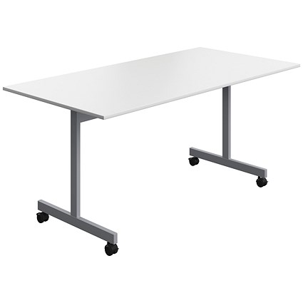 Serrion Rectangular Tilt Table, 1600x800mm, White