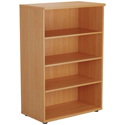 First Medium Bookcase, 3 Shelves, 1200mm High, Beech