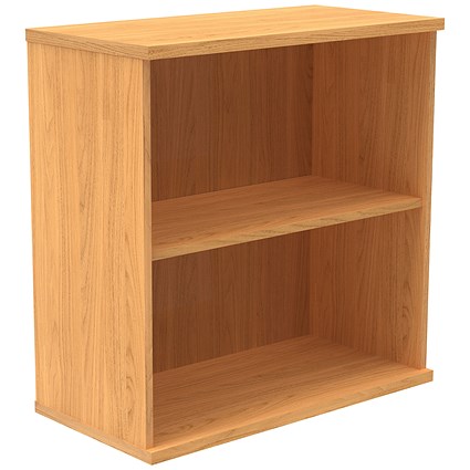 Astin Low Bookcase, 1 Shelf, 816mm High, Beech