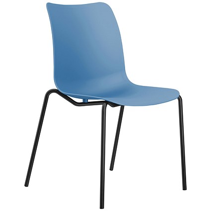 Jemini Flexi 4 Leg Chair, Blue Jemini Flexi 4 Leg Chair, Blue