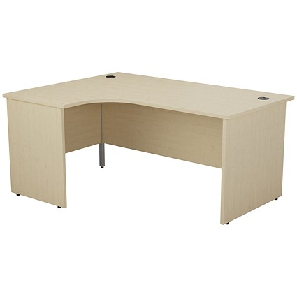 Jemini 1600mm Corner Desk, Left Hand, Panel End Leg, Maple Jemini 1600mm Corner Desk, Left Hand, Panel End Leg, Maple