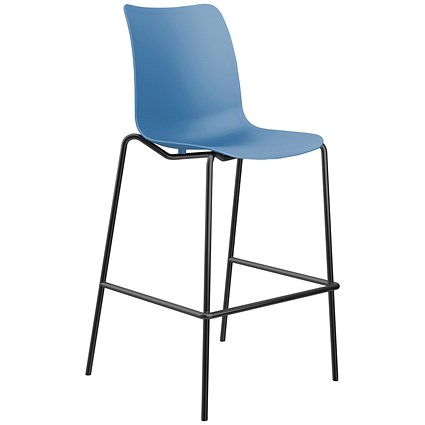 Jemini Flexi High Stool, Blue