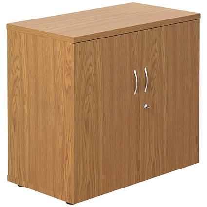 Jemini Desk High Wooden Cupboard, 1 Shelf, 730mm High, Oak Jemini Desk High Wooden Cupboard, 1 Shelf, 730mm High, Oak