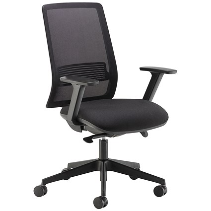 Cappela Nuevo Mesh Chair, Height Adjustable Arms, Black Cappela Nuevo Mesh Chair, Height Adjustable Arms, Black