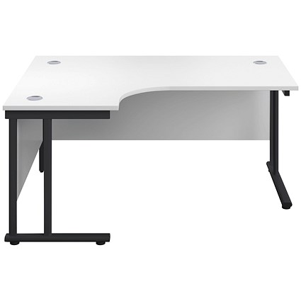 Dual shop corner desk