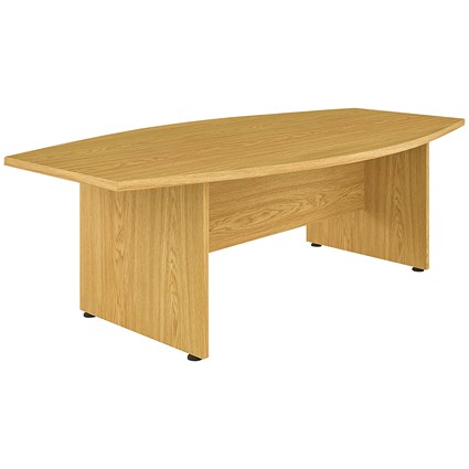 Avior Executive Boardroom Meeting Table, 2400mm, Oak