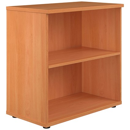 Jemini Low Bookcase, 1 Shelf, 800mm High, Beech Jemini Low Bookcase, 1 Shelf, 800mm High, Beech