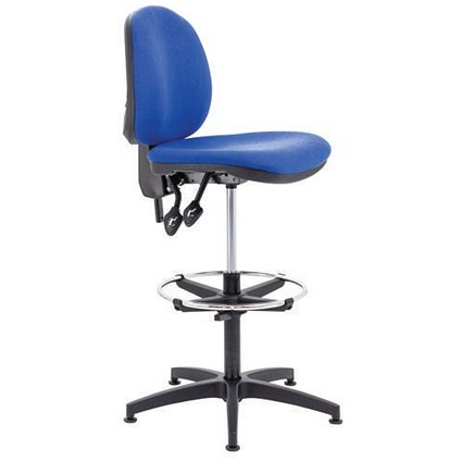 Jemini Medium Back High Rise Operator Chair, Adjustable Draughtsman ...