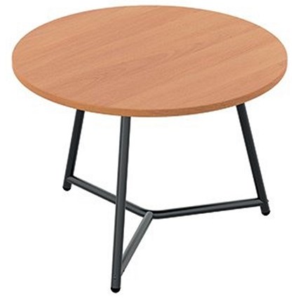 Jemini Trinity Round Table, 600mm Diameter, 435mm High, Beech