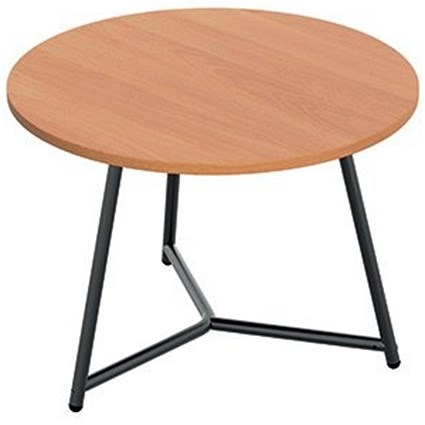 Jemini Trinity Round Table, 800mm Diameter, 435mm High, Beech