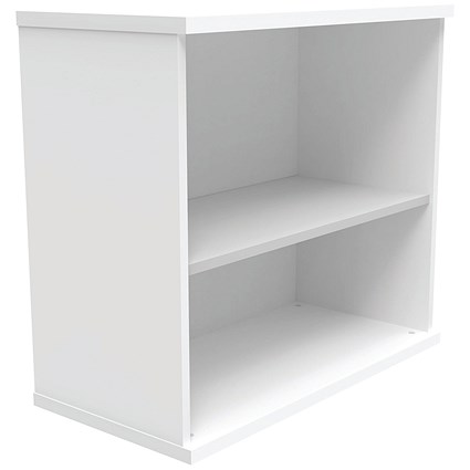 Astin Desk High Bookcase, 1 Shelf, 730mm High, White