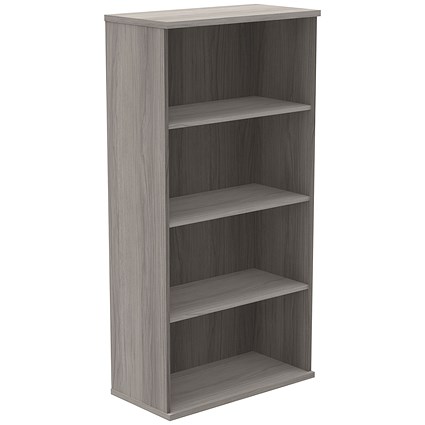 Astin Tall Bookcase, 3 Shelves, 1592mm High, Grey Oak Astin Tall Bookcase, 3 Shelves, 1592mm High, Grey Oak