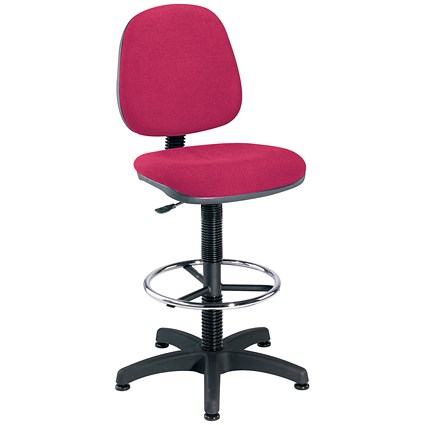Jemini Medium Back High Rise Chair - Claret