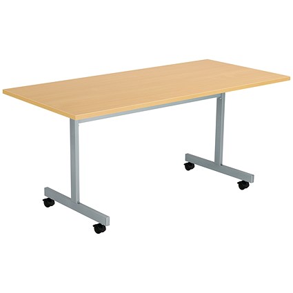 Jemini Rectangular Tilt Table, 1600x700mm, Oak
