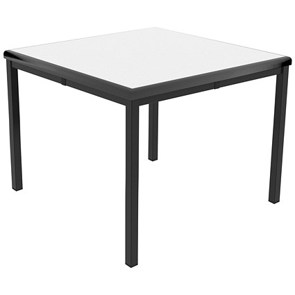 Jemini T-Table Multipurpose Classroom Table, 600x600x530mm, Flat Pack, Grey/Black