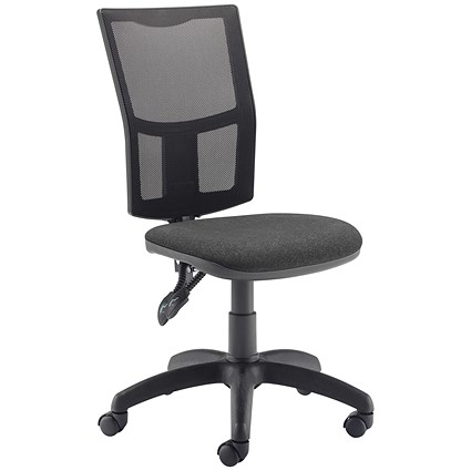 First Medway High Mesh Back Operator Chair, Charcoal