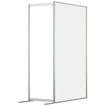 Nobo Modular Free Standing Room Divider Acrylic Extension 600x50x1800mm Clear