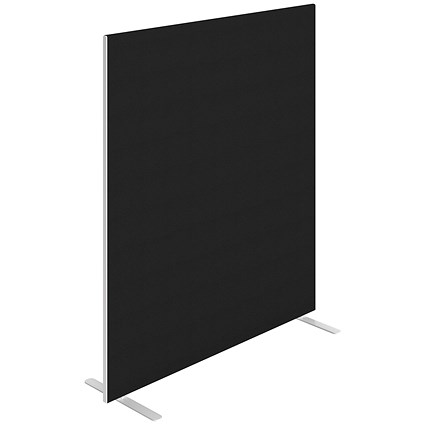 Jemini Floor Standing Screen, 1400x1600mm, Black
