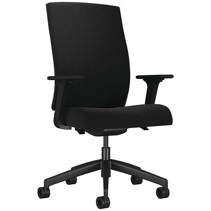 Arista Clover High Back Office Chair - Black