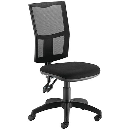 First Medway High Mesh Back Operator Chair, Black
