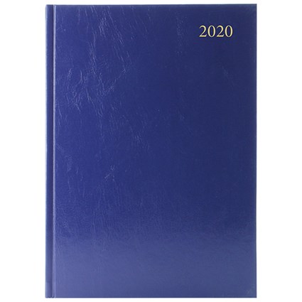 2020 Diary A5, Week to View, Blue