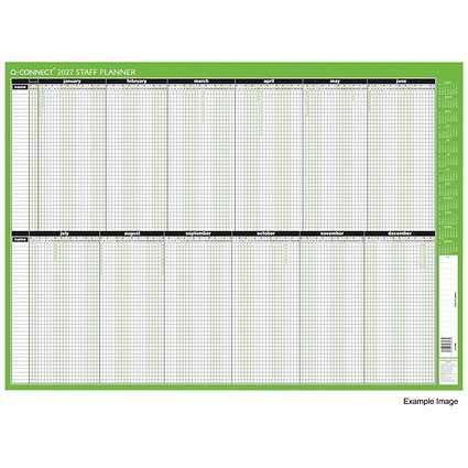 Q-Connect Staff Planner Mounted 2027